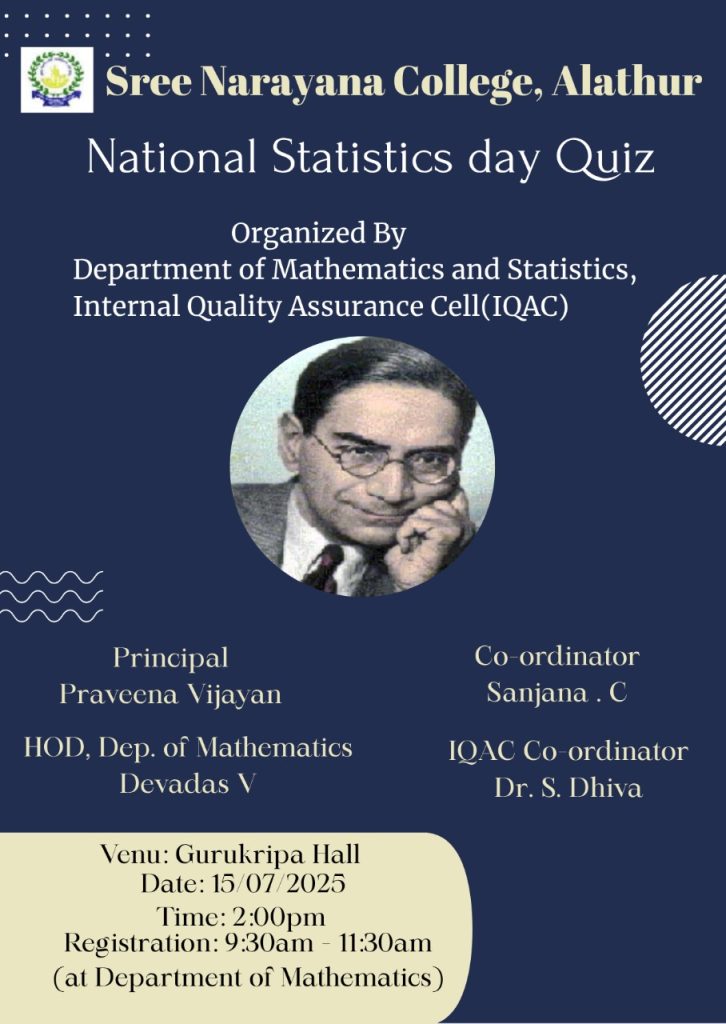 National Statistics Day Quiz