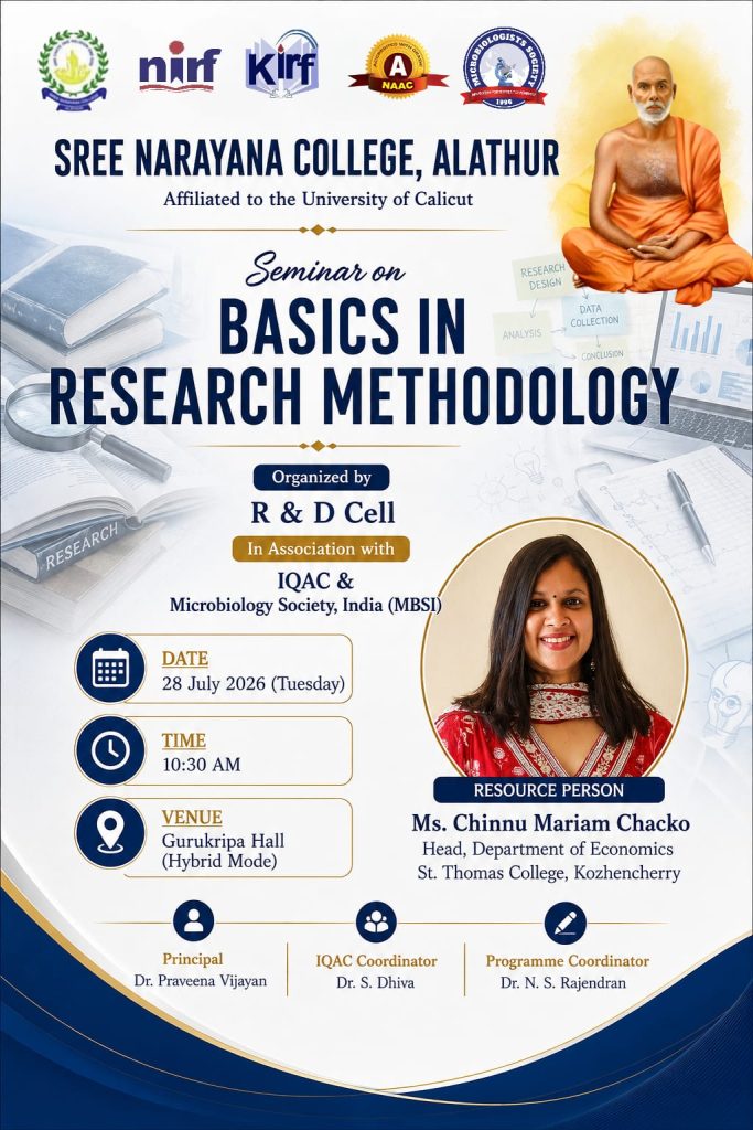 📰 Seminar on Basics in Research Methodology